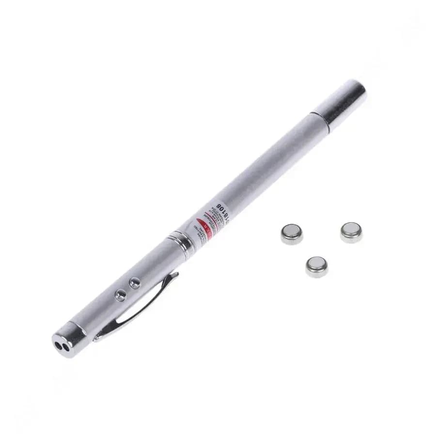 Bút Chỉ Laser Trình Chiếu Vỏ Kim Loại 4 chức năng